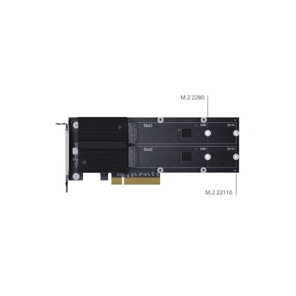 Synology M2D20 M.2 NVMe PCIe 3.0 x8 Adapter Karte