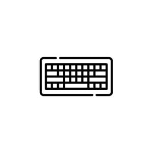 LMP USB Tastatur Windows mit Zahlenblock UK EN schwarz Layout