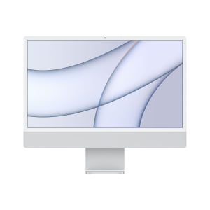 iMac 24" 2021 silber & 4 TB LMP USB-C DuoDock