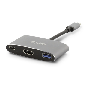 Refurbished – LMP USB-C zu HDMI & USB 3.0 & USB-C Ladeport Multiport Adapter